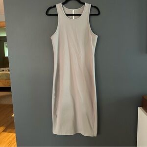 Babaton Light Gray Midi Dress